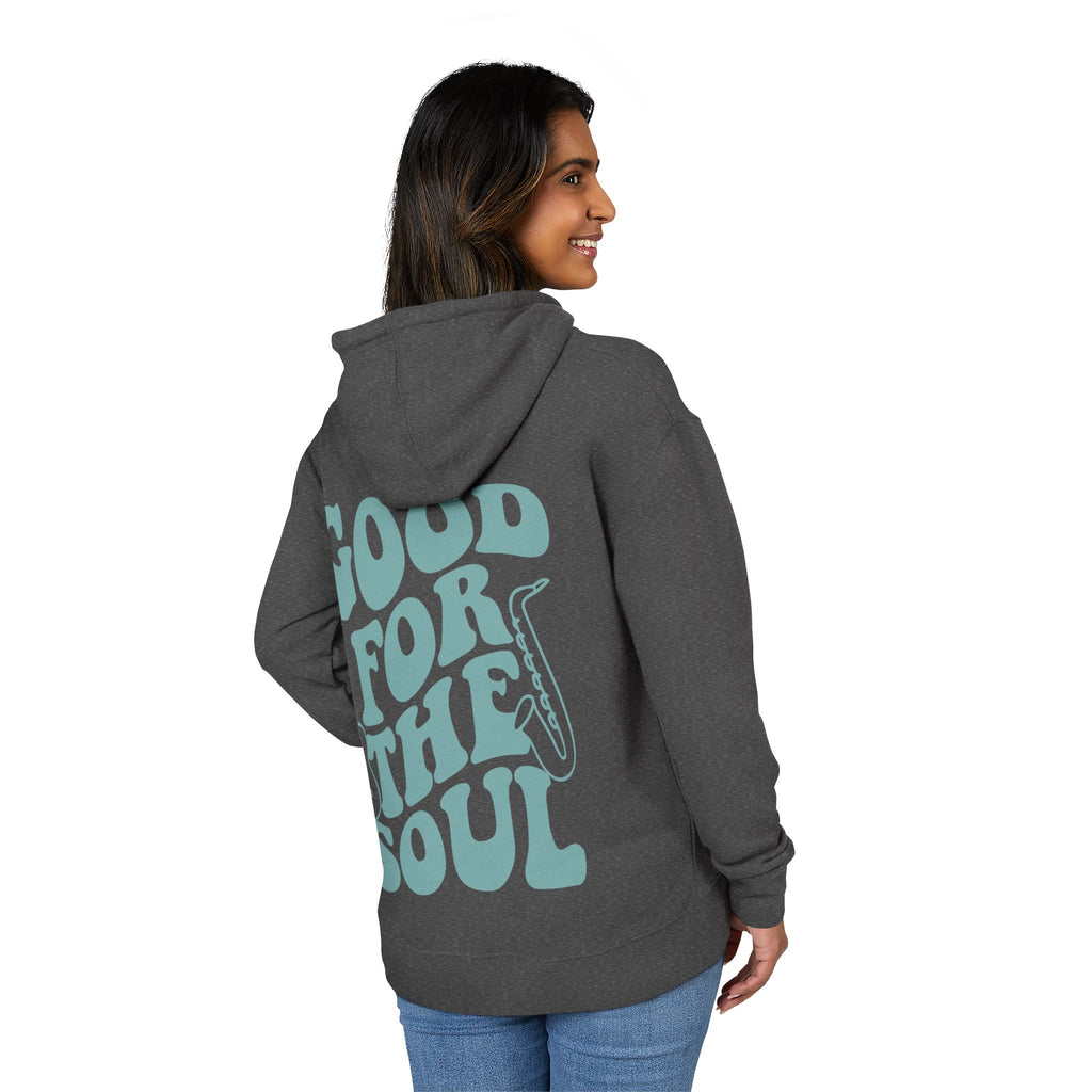 Good for the Soul Hoodie - Sea Glass French Terry