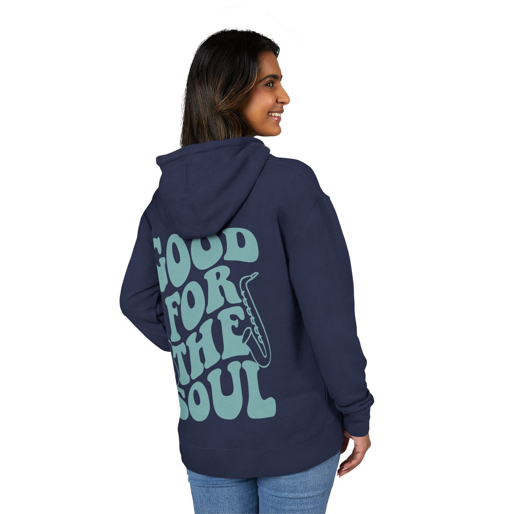 Good for the Soul Hoodie - Sea Glass French Terry