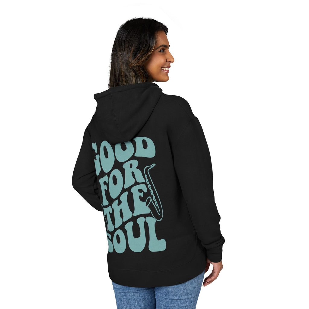 Good for the Soul Hoodie - Sea Glass French Terry