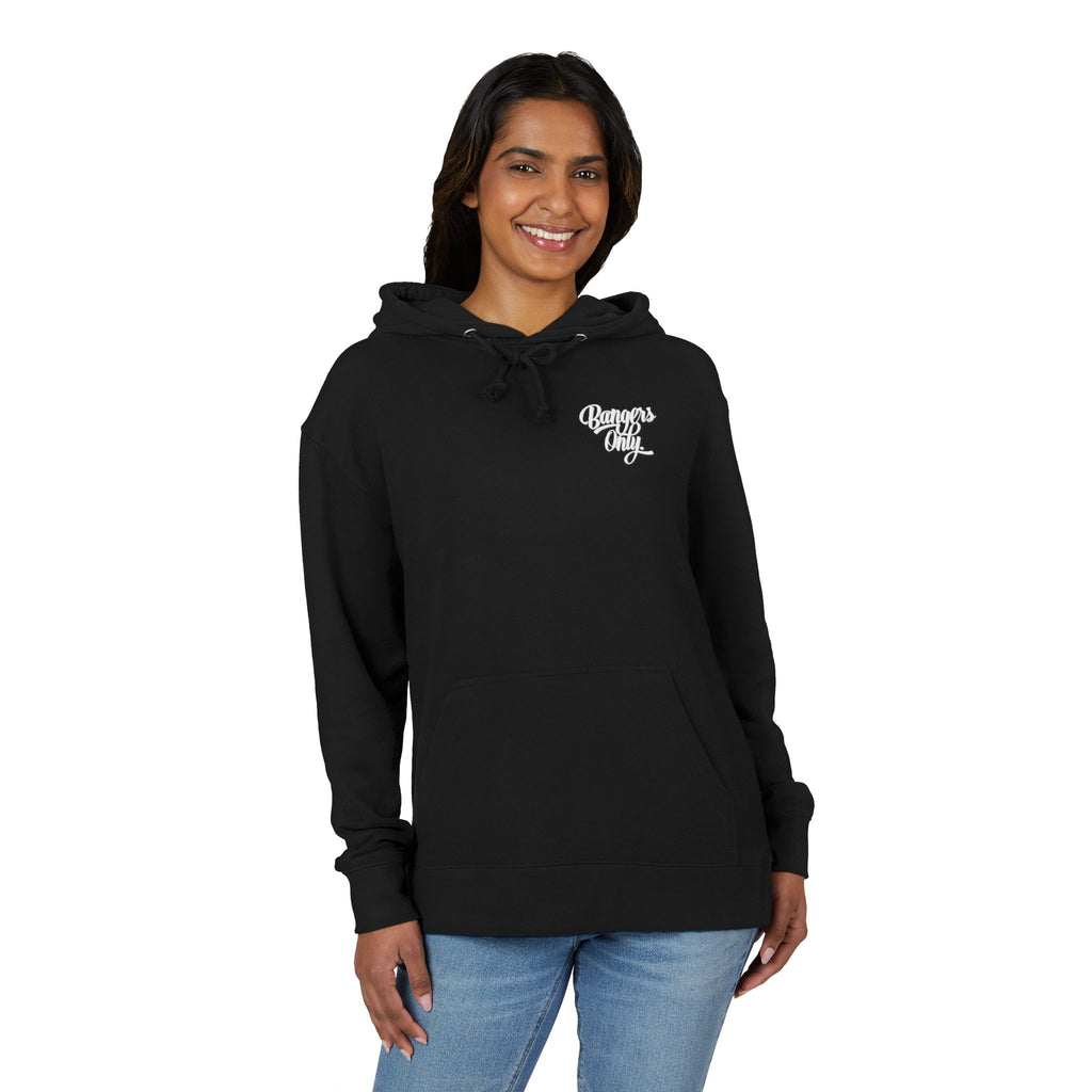 the Essentials Hoodie (black and white)